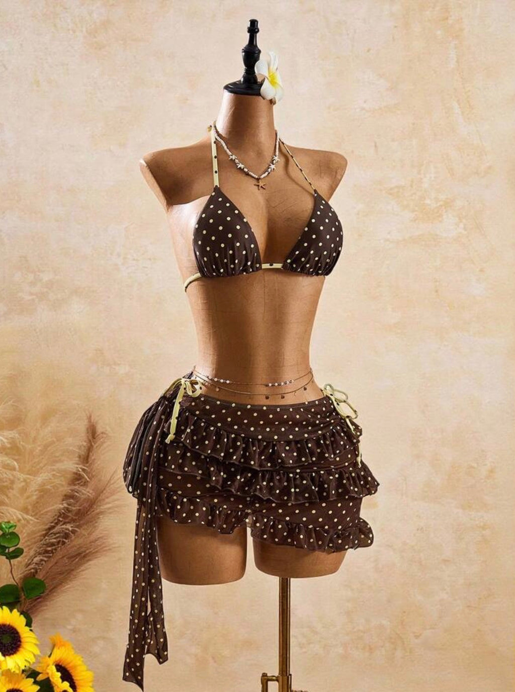 Set cafe polka dots