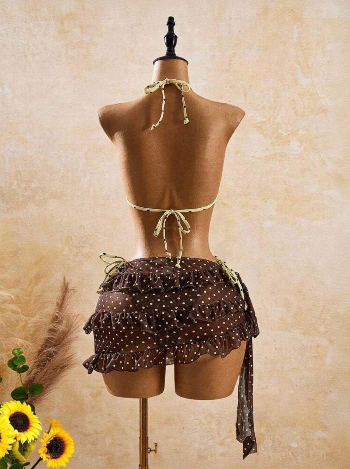 Set cafe polka dots